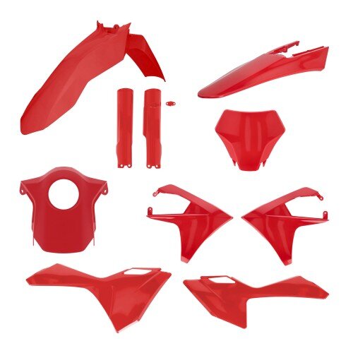 ACERBIS passend für GAS GAS Plastik Full Kit MC 125/150/250/250F/350F/450F 2024-2025 - Farben: ROT