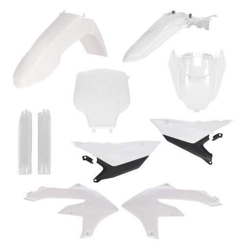 ACERBIS passend für Yamaha Plastik Full Kit YZ 450F 2026 - Farben: WEISS/SCHWARZ