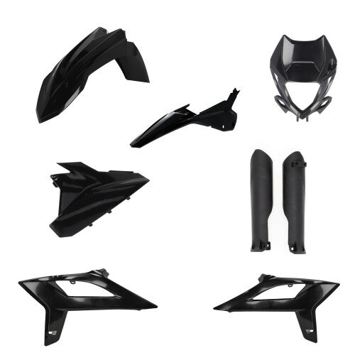ACERBIS passend für Beta Plastik Full Kit RR/RC 2020-2022 - Farben: SCHWARZ