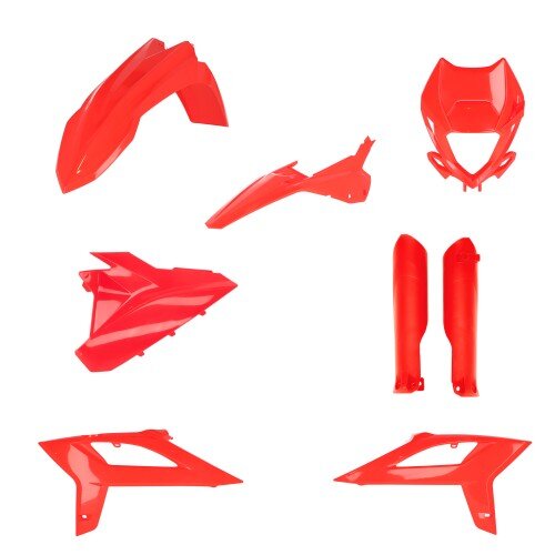 ACERBIS fits for Beta Plastic Full Kit RR/RC 2020-2022 - Colour: RED