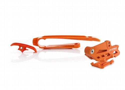 ACERBIS fits for KTM MX Chain Guides-Slider Kit XC-W 150/250/300 TPI 2019-2023 - Colour: ORANGE