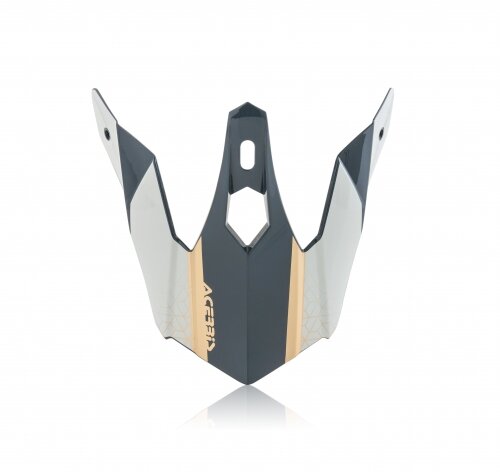 Acerbis Steel/Eclipse MX- Enduro Kinder Helmschild Gold/Grau