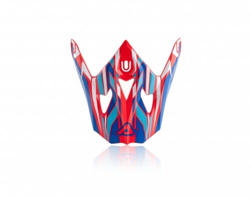 ACERBIS Impact 3.0 MX- Enduro Helmschild Rot/Blau