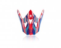 ACERBIS Impact 3.0 MX- Enduro Helmschild Rot/Blau