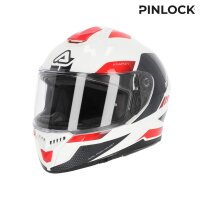 ACERBIS Integralhelm Krapon 2206 - Weiß/Rot