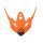ACERBIS Profil MX- Enduro Junior Visior - Colour: ORANGE/GREY