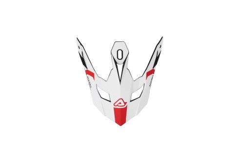ACERBIS Profile 5 MX- Enduro Helmschild Weiß/Rot