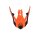 ACERBIS MX- Enduro Helmet Visor X-Track Fluo Orange/Black - Size: ONE SIZE