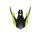 ACERBIS MX- Enduro Helmet Visor X-Track Black/Fluo Yellow - Size: ONE SIZE