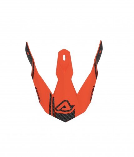 ACERBIS MX- Enduro Helmschild Linear Schwarz/Orange