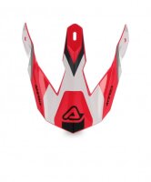 ACERBIS MX- Enduro Helmet Visor Linear Red/White