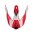 ACERBIS MX- Enduro Helmschild Linear Rot/Wei?
