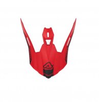 ACERBIS MX- Enduro Helmschild Steel Carbon/X-PRO VTR Rot