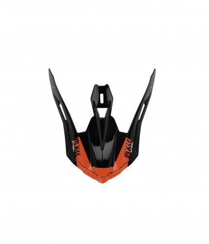 ACERBIS MX- Enduro Helmschild Steel Carbon/X-PRO VTRWeiß/Orange