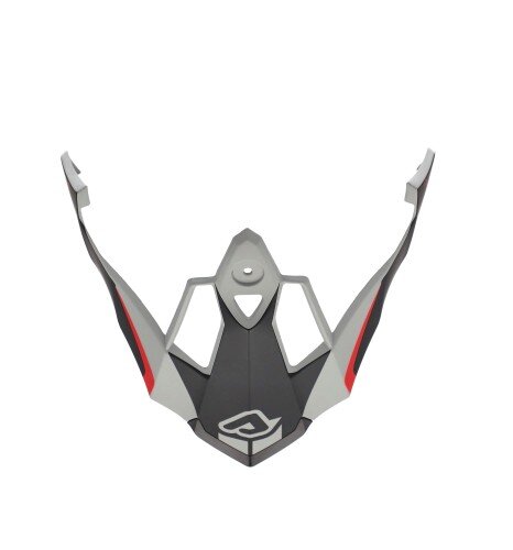 ACERBIS Reactive MX- Enduro Helmschild Schwarz/Rot - Größe: EINHEITSGRÖSSE