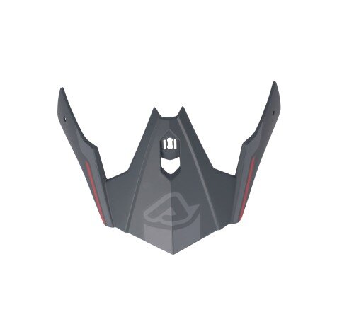 ACERBIS Jet Aria Helmschild - Farben: GRAU/ROT