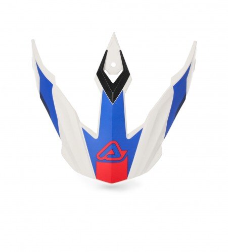 ACERBIS Flip FS-606 MX-Enduro Helmschild Rot/Weiß/Blau Matt