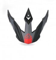 ACERBIS Flip FS-606 MX- Enduro Helmschild Grau/Rot Matt